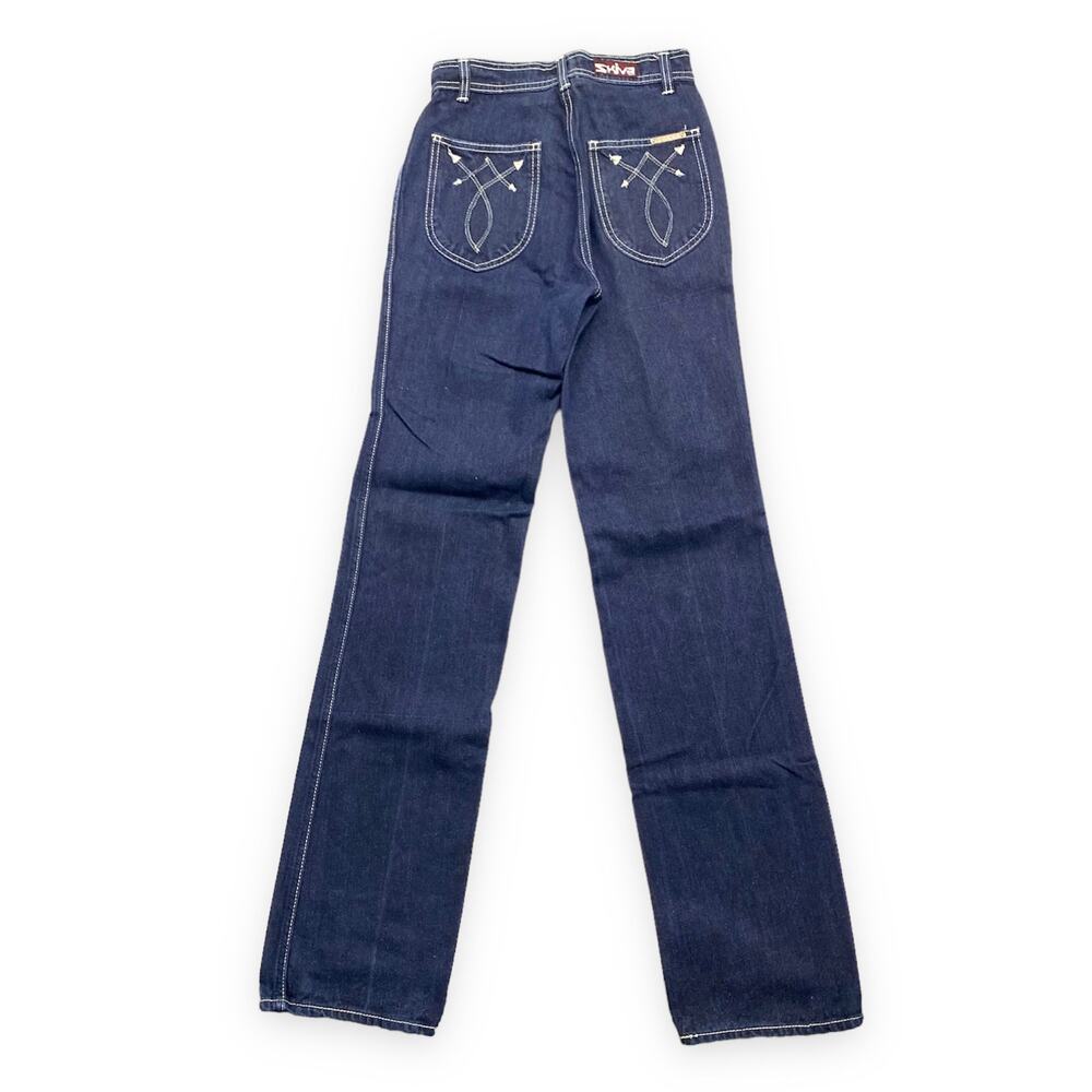 Vintage 80s Skiva dark wash high rise jeans
